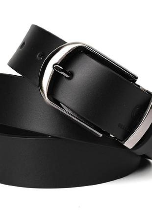 Шкіряний ремінь чорний 35мм grande pelle 310512861