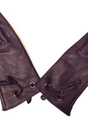 Перчатки женские кожаные демисезонные debenhams1 фото