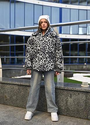 Трендовая подростковая куртка оверсайз 3