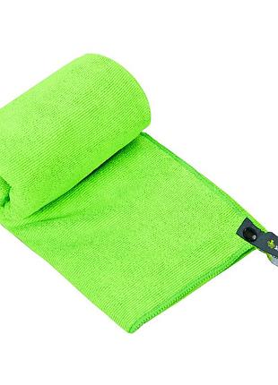 Рушник спортивний travel towel 4monster кольору в асортименті зелений