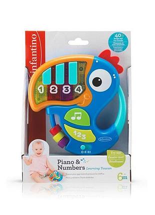 Музична іграшка infantino тукан (212011)