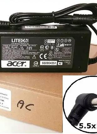 Блок питания acer 19v 4.74a 90w штекер 5.5 на 1.7 (оригинал) зарядка для ноутбука