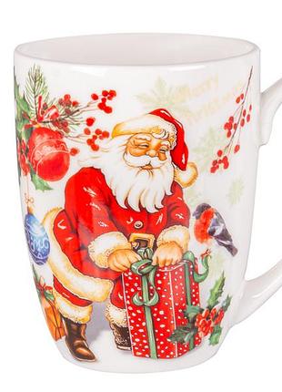 Кружка новогодняя lefard рождественская коллекция 370 мл 985-204 фарфор
