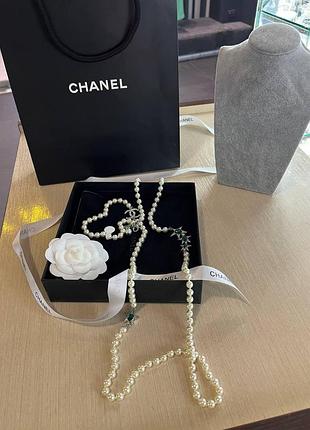 Довгі намисто шанель / chanel кольє з кулонами