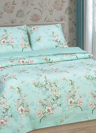 Постільна білизна поплін мигдаль сімейний