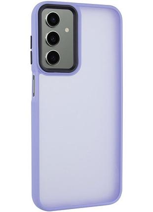Чохол tpu+pc lyon frosted для samsung galaxy a05s navy blue purple