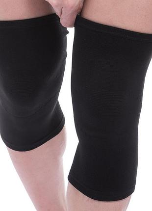 Наколенник бандаж эластичный mute 1шт цвета в ассортименте черный