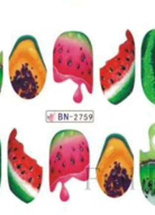 Слайдер водяний для дизайну ногтей