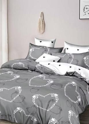 Комплект серця сатин комфорт текстиль полуторный