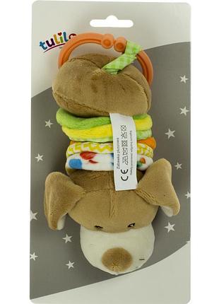 Брязкальце плюшеве "baby bam" песик 15 см 11/5114/1