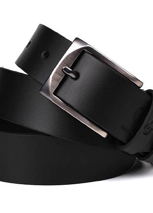Шкіряний ремінь чорний 35мм grande pelle 310411200