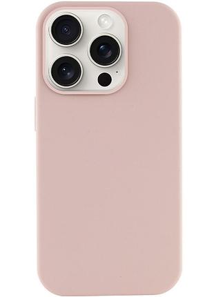 Чохол silicone case full protective (aa) no logo для apple iphone 13 pro max (6.7") рожевий / pink sand