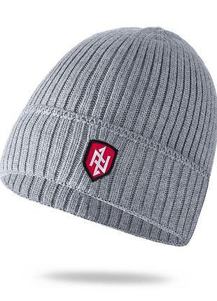 Шапка мужская dobermans aggressive gray