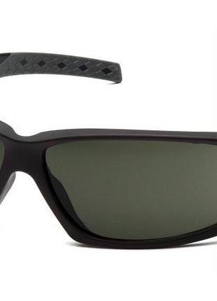 Очки защитные открытые venture gear tactical overwatch black (forest gray) anti-fog, чёрно-зелёные в чёрной