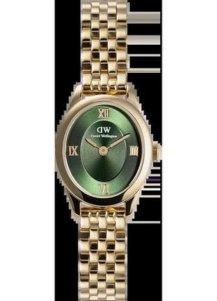 Часы daniel wellington ophelia mini emerald gold dw00100804