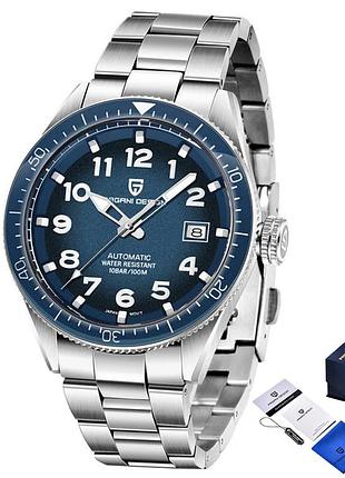 Pagani design pd-1649 silver-blue metal