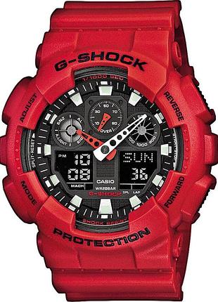 Мужские часы casio g-shock classic ga-100b-4aer