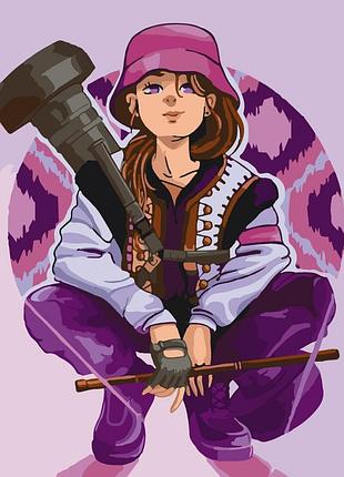 Картина по номерам "гуцульские подарки" bambi 10392-nn 30х40 см