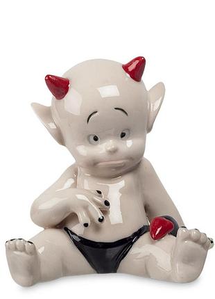 Статуэтка фарфоровая pavone чертик-октябрь 8 см 1102462