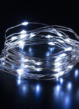 Гірлянда "роса", на батарейках(2хаа), 3м, холодне світло