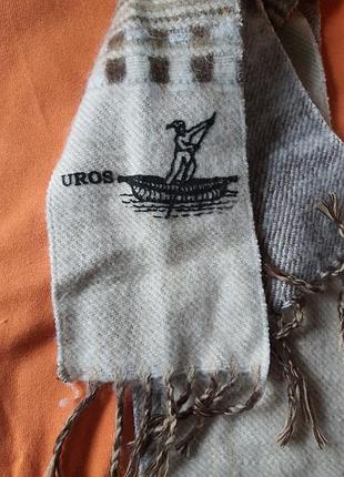 Стильный тёплый мягкий шарф uros