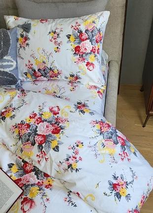 Комплект фланель маркіза комфорт текстиль полуторный на резинке