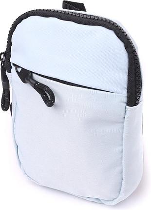 Практичная слинг сумка для путешествий из качественного текстиля vintage 22868 голубой