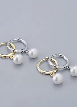 Сережки  срібні 925