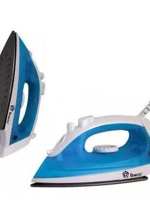 Паровой утюг 1200w с регулировкой пара электрический с тефлоновым покрытием