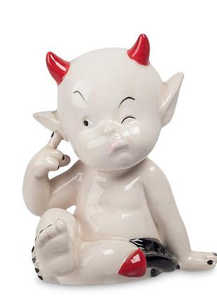 Статуэтка фарфоровая pavone чертик-апрель 8 см 1102456