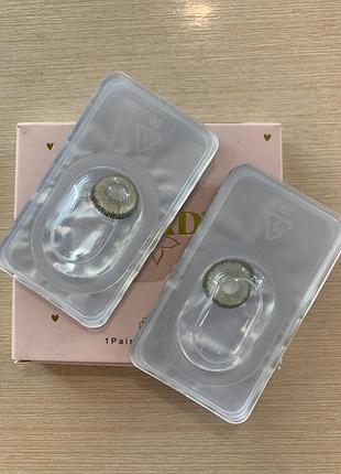 Кольорові лінзи коричневі без діоптрій — термін носіння до 1 року | декоративні лінзи для очей