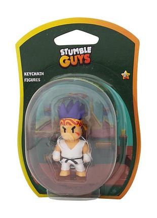 Колекційна фігурка stumble guys - сенсей фаєрфіст (з кільцем)