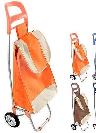 Тачка с металлическими колёсами сумка хозяйственная на колесах кравчучка