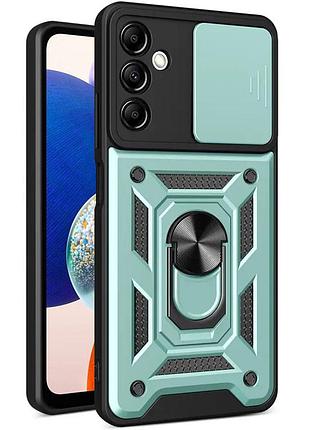 Ударопрочный чехол camshield serge ring для samsung galaxy a16 4g/5g зеленый