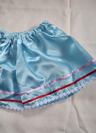 Спідниця неймовірна спідничка для дівчинки юбка на свято на новий рік