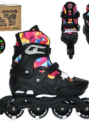 Дитячі розсувні ролики a4157-m-b, розмір 35-38