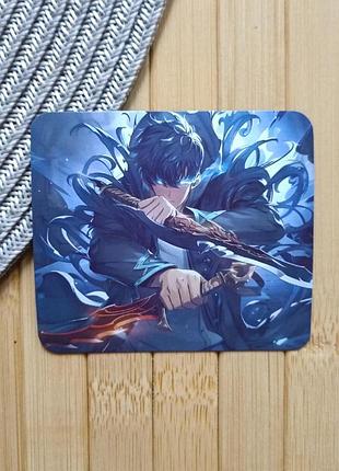 Магнит на виниловой основе solo leveling поднятие уровня в одиночку тільки я візьму новий рівень 20043