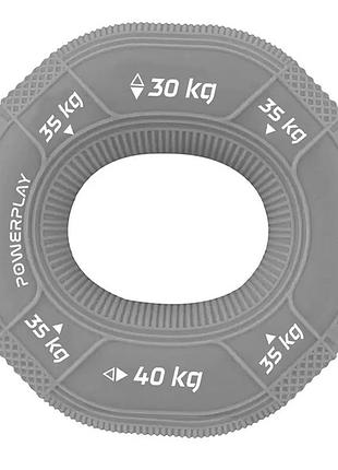 Эспандер кистевой силиконовый pp-4331 серый (56228076), power play