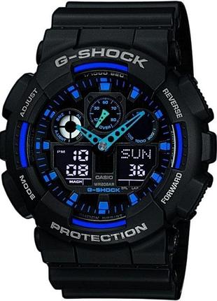 Мужские часы casio g-shock classic ga-100-1a2er