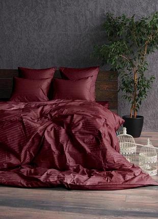 Комплект stripe lux bordo 1/1см комфорт текстиль