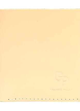 Портмоне letterа с монетницей, бежевый grande pelle 537243