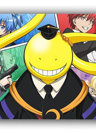 Коврик компьютерный аниме коро-сенсей класс убийц 29х36 см (cc_038)