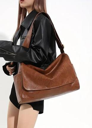 Універсальна сумка з еко-шкіри retro bag m001