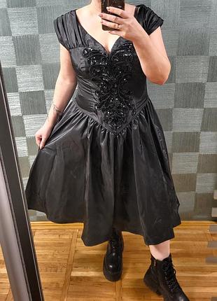 Праздничное платье миди, вечернее платье