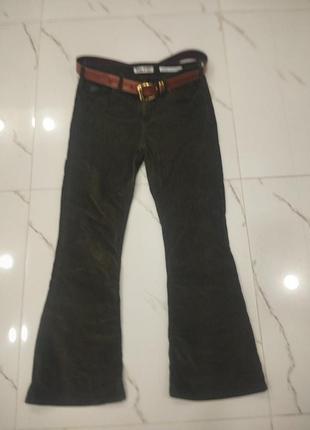 Штани мікрохвильвнт-колір хакі італія