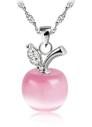 Ніжна підвіска у вигляді яблука на ланцюжку