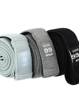 Набор резинок тканевых для упражнений ленты сопротивлений k-04 набор (56636027), ezous