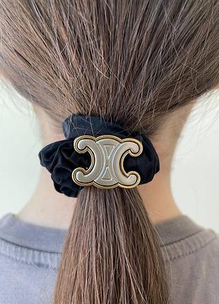 Резинка для волос селин / шелковая резинка