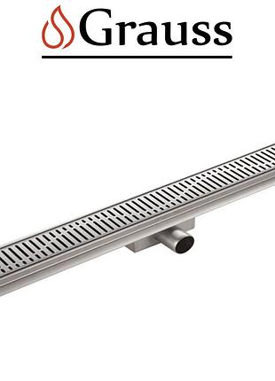 Душевой трап из нержавеющей стали sus304 fd35-70x600, grauss чехия