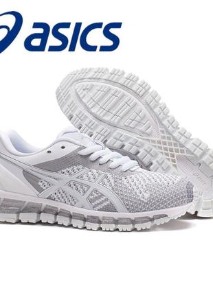 Кроссовки asics gel quantum 360 knit white1 фото